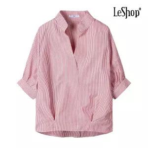 [롯데백화점]르샵 반 오픈 스트라이프 셔츠 (BP6BL051A)