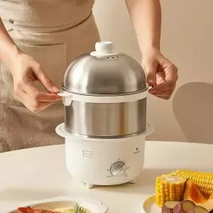 디온리 올스텐 2단 계란찜기 30분 타이머 계란삶는기계 고구마 계란찜 NBE328S