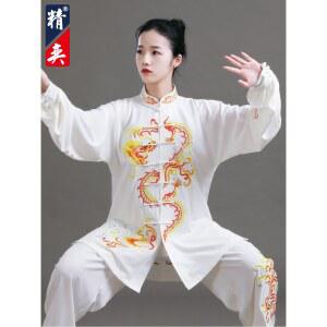태극권 기체조 의상 공연 흰색 01 화이트 복장 무도복 XS 우슈도복 도복 연습복