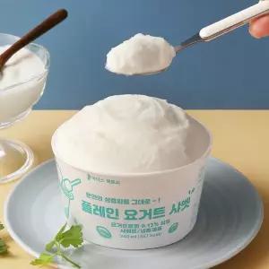 [푸딩팩토리] 플레인요거트 컵샤베트 240ml x 10개 셔벗 아이스 디저트안주