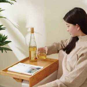 우드 원목 침대 수납 사이드 테이블 공간활용 다용도 선반
