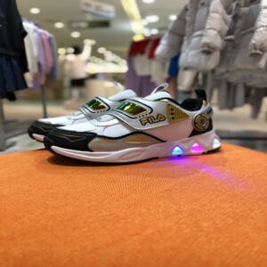 [휠라키즈] 키즈 아동화 휠봇 라이트 KD 3XM02396G 100