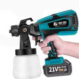 무늬 코트건 탄성 뿜칠 페인팅건 후끼통 충전식 도장 에어리스