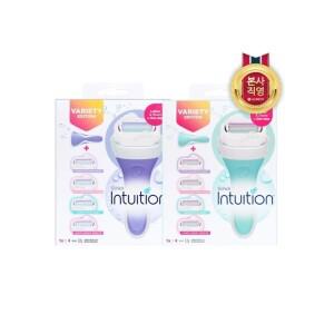 인튜이션 기획팩 날4입 면도기 (2종 택1)