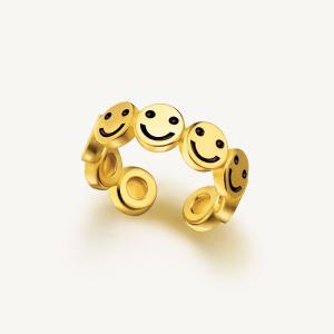 수앤진골드 럭키 스마일 돌반지 24K 순금 1.875g