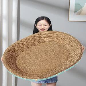 캣 원형골판지 방석 고양이 토이 골판지 원형