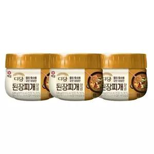 [CJ제일제당][T]백설 다담 된장찌개양념530g x3개