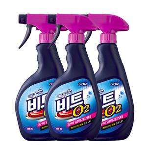 라이온 비트 O2 얼룩제거제 500ml 3개 / 전처리제