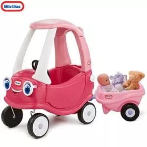 리틀타익스 코지쿠페 프린세스 지붕차+트레일러 (조립서비스)/애기자동차/자동차유모차/실내자동차/승용