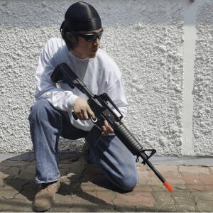 성인용 비비탄 총 전동건 에어소프트건 돌격 소총 AR M4 고급형 270발 난사