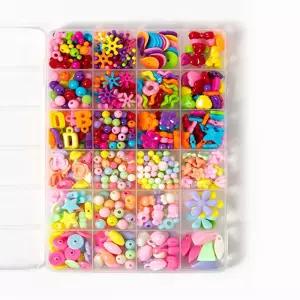 비즈공예재료세트 24칸 4호 단품/보석/십자수/비즈/공예/세트/만들기/팔찌/diy/목걸이/취미생활