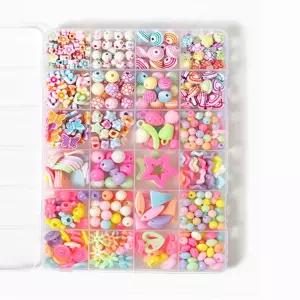 비즈공예재료세트 24칸 2호 단품/보석/십자수/비즈/공예/세트/만들기/팔찌/diy/목걸이/취미생활