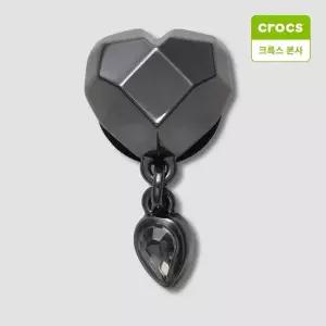 갤러리아 [크록스 본사] 펑크 건메탈 하트 지비츠 참 10015558