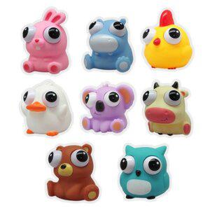 오로라 튀어나와요 말랑이 토끼 하마 병아리 오리 코알라 송아지 곰 부엉이 8종세트