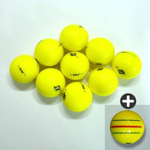 브리지스톤 JGR 로스트볼 A+ 3피스 삼선퍼터라인 컬러볼 20알