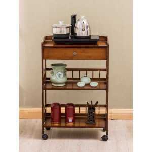 원목 수납 트롤리 테이블 조리대 웨건 미용실 업그레이드