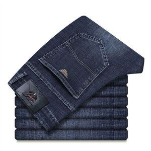 남자청바지 데님 테이퍼드 스판 아르마니진 남 스트레이트 추동 도톰 캐주얼 남성 팬츠