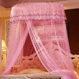 침대 캐노피 모기장 핑크 수면 소형 방지 아기방 (WFHEZ8T)