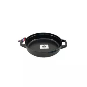 스타우브 B품 투핸들 원형팬 블랙24cm 주물 인덕션 오벌볼 타원냄비
