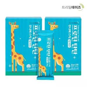 [트리밀데이즈]트리밀데이즈 프로틴 탄탄주니어스틱 밀크맛 20g 15포 2박스 성장기 면역 발달