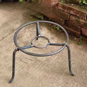 주물그리들 받침대 그릴 주물 원형 삼각대 삼각 화덕 냄비 삼발이 거치대