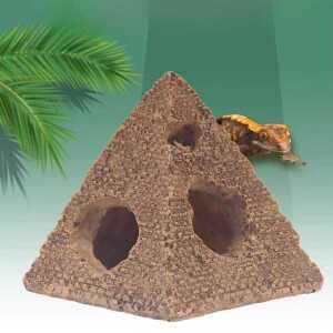 피라미드 파충류 둥지장식 도마뱀 게코 사육장 꾸미기 동굴