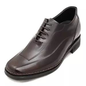 3.5cm~12cm 키높이 조절가능 천연면피소가죽 맞춤수제화 DS-22404(BR)