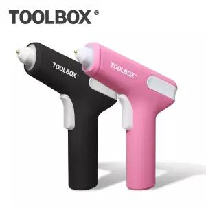 툴박스 전동 글루건 무선 충전 자동 글루건 C타입 핫멜트 실리콘총 G-840 핑크색상