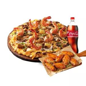 [도미노피자] (오리지널)블랙타이거 슈림프 L + 웨스