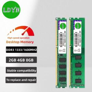 데스크탑 메모리 RAM DDR3 2GB 4GB 8GB 1333MHz 1600MHz PC3 10600 12800 240 핀 1 5V CL11 2Rx8 비ECC 버퍼링되지 않은 DIMM