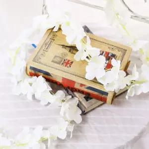 조화넝쿨 2M 화이트 드라이플라워 베란다 카페 꽃