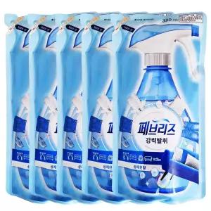 페브리즈 섬유탈취제 상쾌한향 리필 320ml 5개