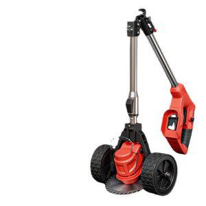 바퀴 예초기 달린 잔디깎이 양손 벌초 잡초