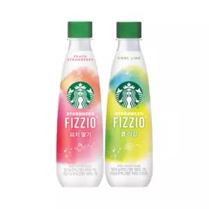 스타벅스 피지오 (피치딸기 + 쿨라임) 400ml 각 12입 총 24입