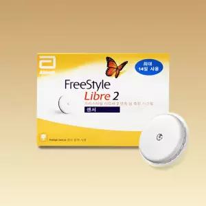 리브레2 무채혈 연속측정기 혈당다이어트 1형 임신성 소아당뇨 혈당 검사지 프리스타일