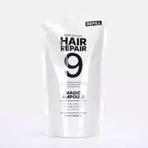 [바액] 헤어리페어9 매직앰플 리필 [600ml] 9초물미역 9초완성 워터트리트먼트 물미역머릿결 초극손상모 올