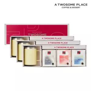 [롯데백화점]투썸플레이스 투썸플레이스 베이직 기프트 세트 (스텐머그 옐로우) x 3개