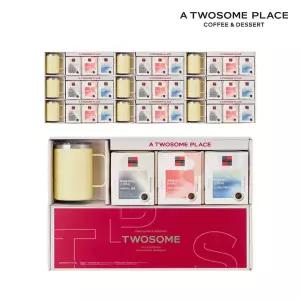 [롯데백화점]투썸플레이스 투썸플레이스 베이직 기프트 세트 (스텐머그 옐로우) x 10개