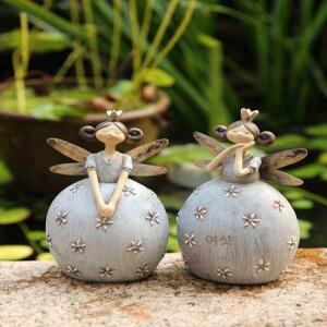 장식품 요정 조각상 러시아인형 날개 엘프 대천사 야외 조형물