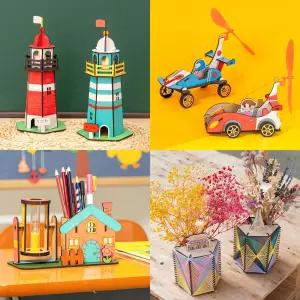 MDF 만들기재료 등대만들기 고무줄동력자동차 모래시계 입체스트링아트 조명등 수업교구 교과과정 초등 수업자료 과학교구 diy