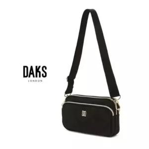 [백화점 선물포장] 닥스 크로스백 여성 나일론 경량 미니 핸드폰 가방 블랙 952