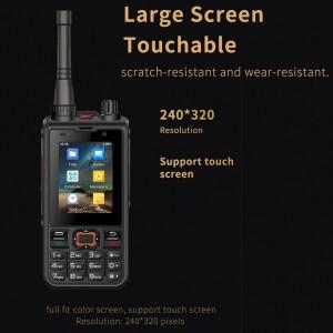 ANYSECU W6PRO 4G 네트워크 라디오 안드로이드 10 Real-ptt Zello WIFI 4200mAh UHF DMR 디지털 작동
