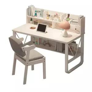 초등학생 저학년 책상 공부방 일체형 테이블 책꽂이 포함 800 사이즈