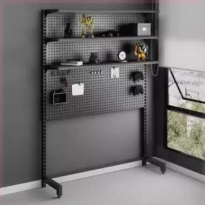 스탠드 타공판 페그보드 대형 책장 소품걸이 보드 데스크테리어 3 층