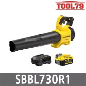 스탠리 SBBL730R1 충전 송풍기 20V MAX 브러쉬리스 6.0AH 배터리 1개 대포 송풍기 낙엽 블로워