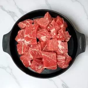 [바라던]초이스 등급 소등심 국거리 200g x 3팩