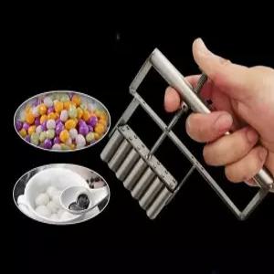 반죽소분기 떡반죽 분할기 베이킹 자동 완자 분배기 정량 만들기