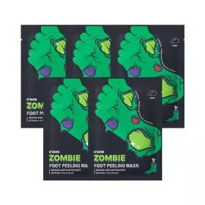 오스킨 좀비 풋 필링 각질제거 마스크팩 5매