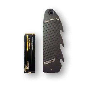 Fantom, PlayStation 5(PS5) 게이밍 PC 및 노트북, 그래픽, 비디오 편집을 위한 VERON8 4TB NVMe 4세대 M.2 SSD 구동 - 3D NAND TLC DDR4 DRAM 캐시 내부 SSD - 최대 7400MB/s - Heatsink 사용 시 (VM8X40-PS5)