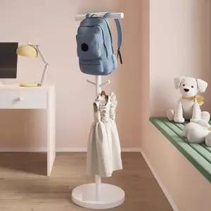 가방걸이 스탠드 책가방홀더 다용도 옷걸이 사무실 철제 모자걸이 스탠딩